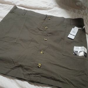 Army Green Skirt with shorts attached
